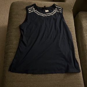 NWT blue sleeveless size M banana republic blouse